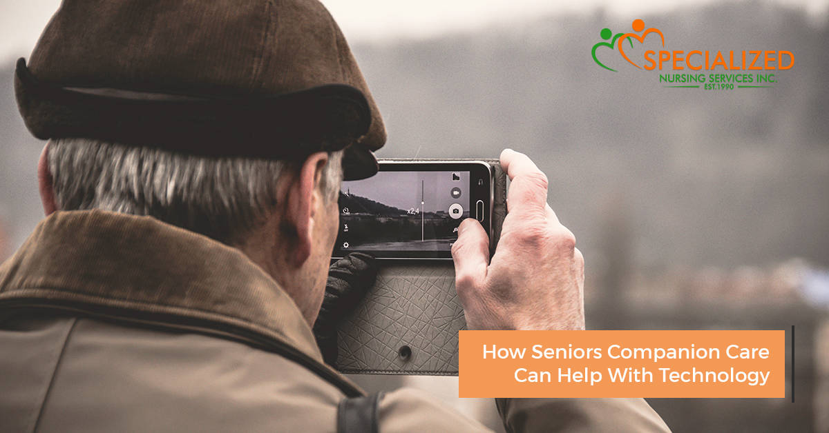 how seniors companion care can help with technology