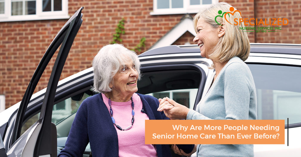 why more people need in home senior nursing care